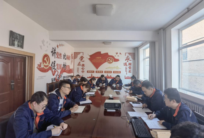 QMH官网配送公司团支部发展第二次主题教育进建会