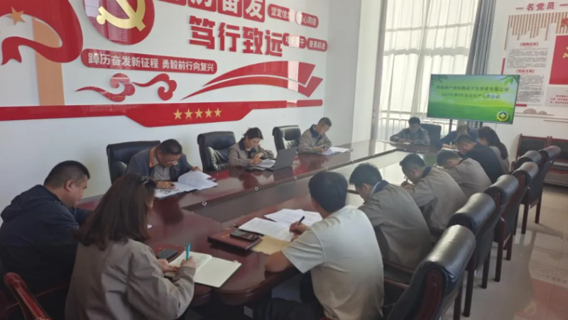 朝开公司召开2025年第5次安全出产工作会议