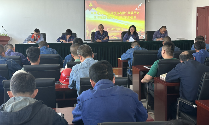 QMH官网工投公司党委 召开风格凸起问题专项整治带头部署会