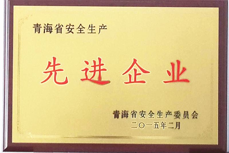 青海省安全出产先进单元