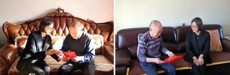 集团辅导春节前夕走访慰问老同道及一线员工