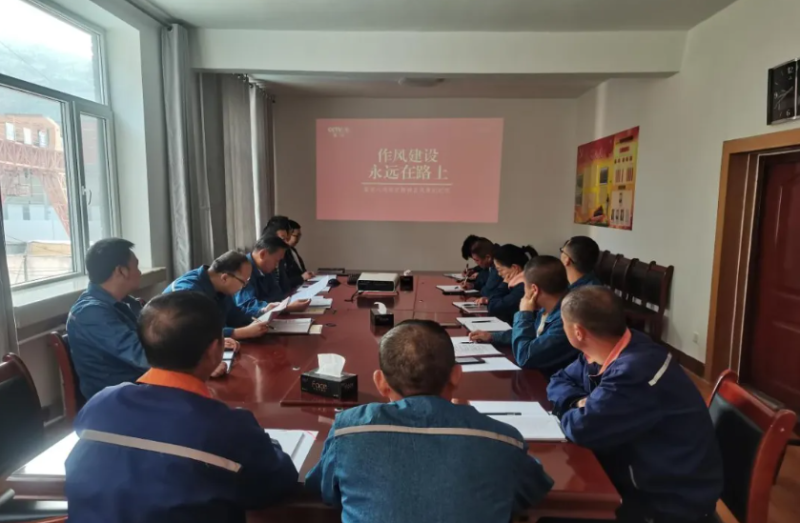QMH官网配送公司党委召开深刻贯彻中央八项划放心灵党员干部警示教育大会