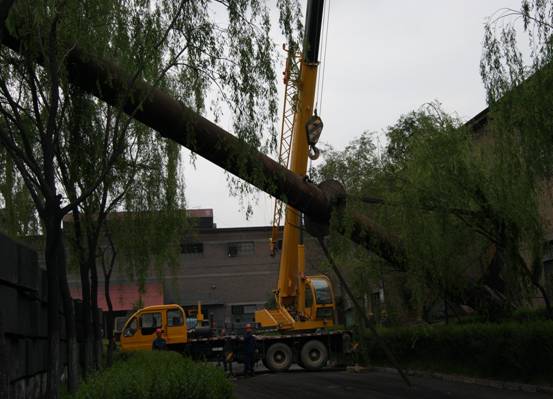 长春炭素公司实现天然气调压站更新刷新及废旧烟气净化系统的拆除工作