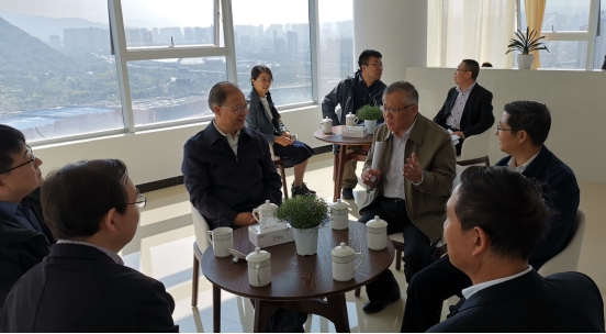 中华全国总工会宣布道育部部长刘迎祥一行光临省QMH官网集团调研职工思想情况情况